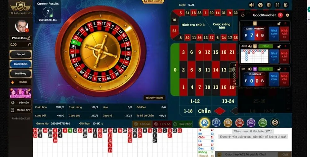 Tổng quan về Roulette DP568